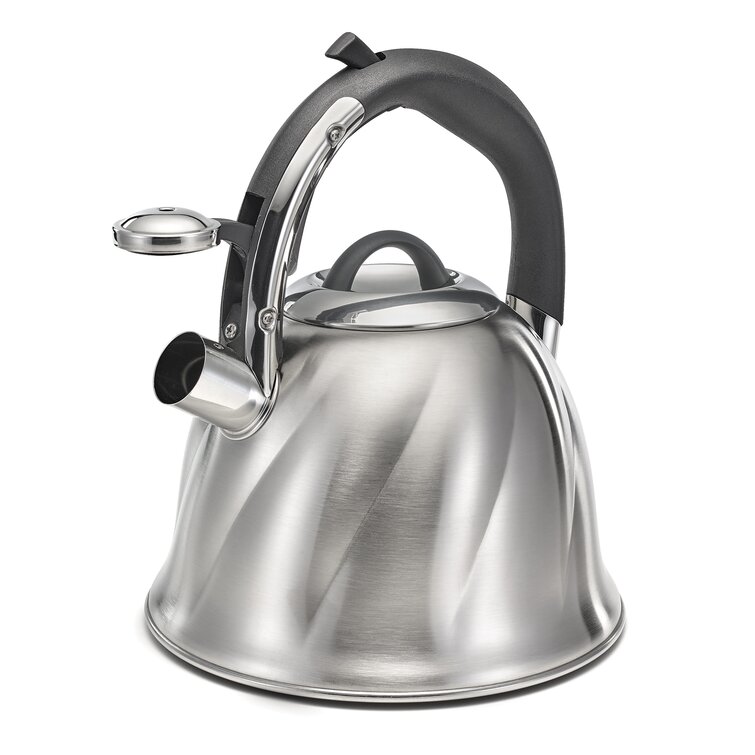 Brushed steel hotsell kettle and toaster